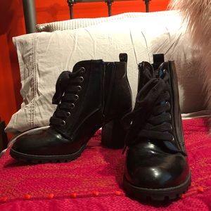 Black Heeled Booties